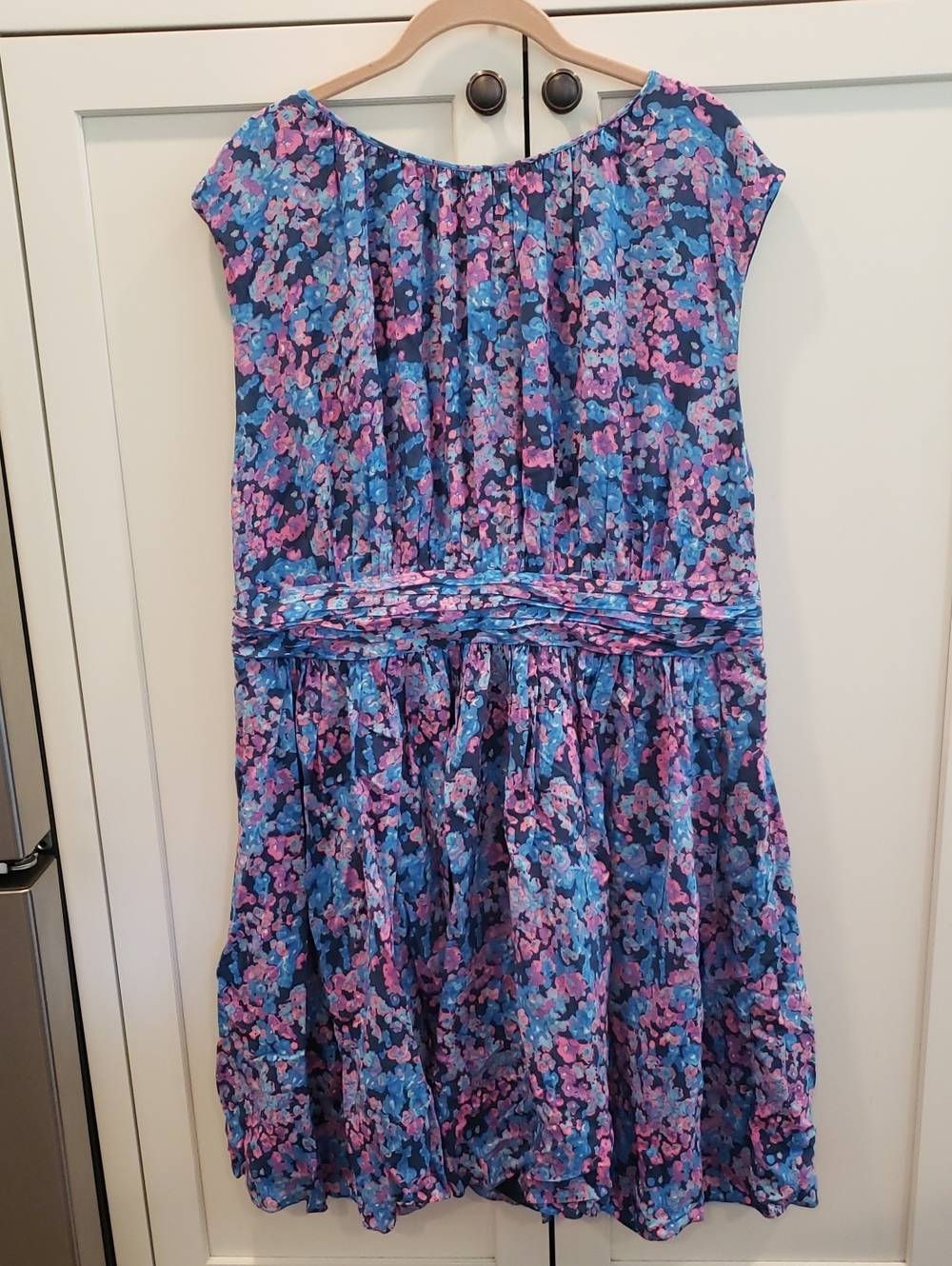 Boden Blue and Pink Floral Dress